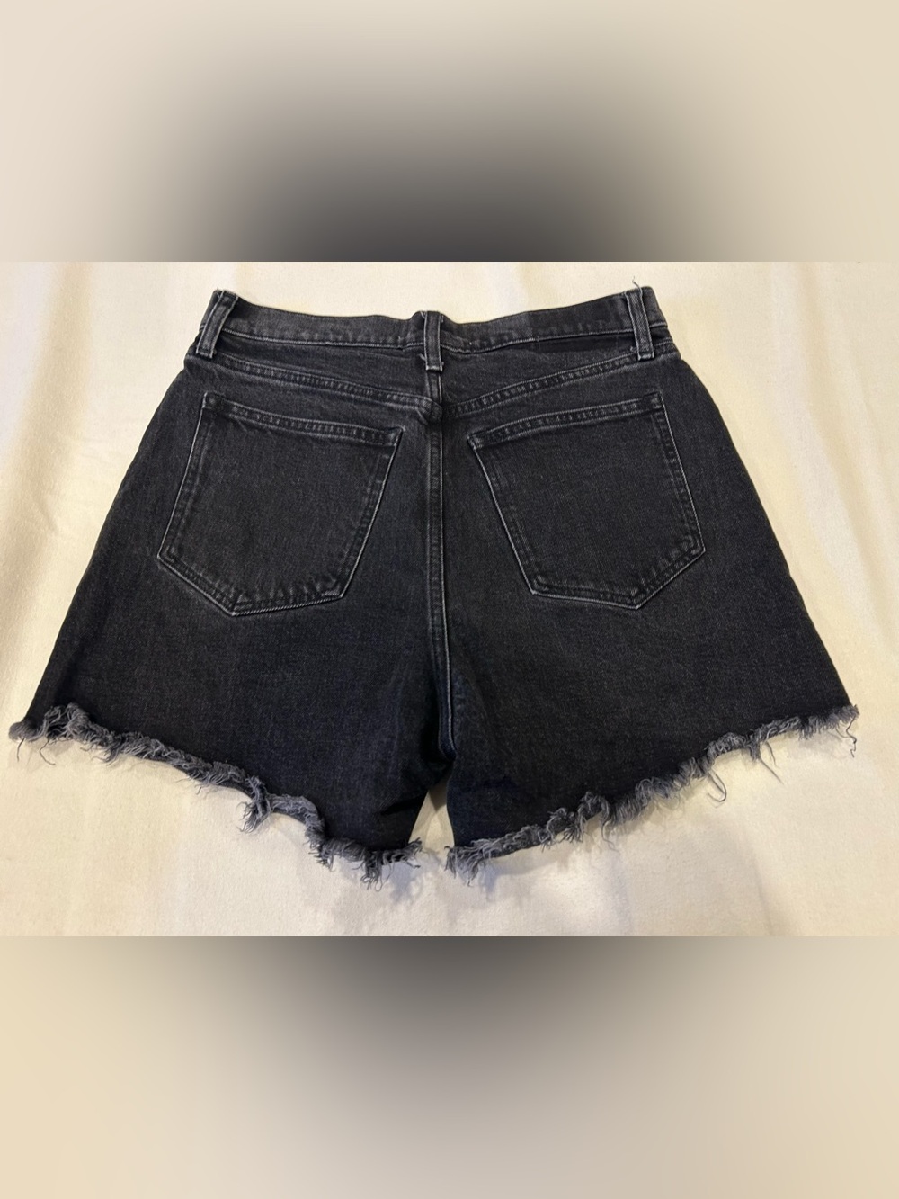 Women’s black Abercrombie Jean shorts - Picture 5 of 7